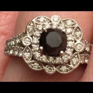 Neil Lane Black Diamond Ring.